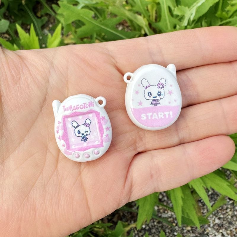Diy Automation - Random1-6pcs Tamagotchi Bead Accessories Acrylic Cartoon