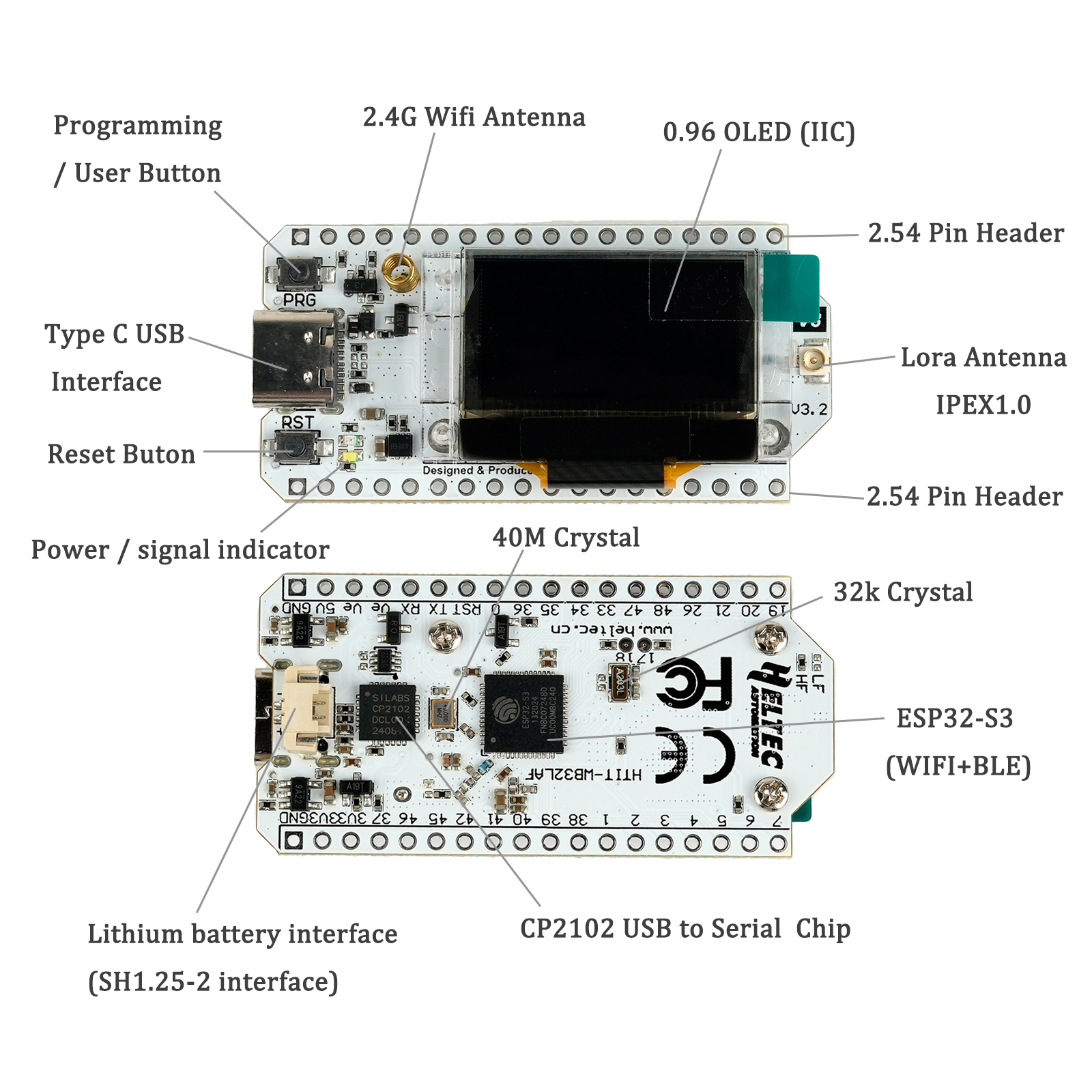 2Sets LoRa32 V3 868MHz 915MHz  - Smart Home Automation Diy recension och pris