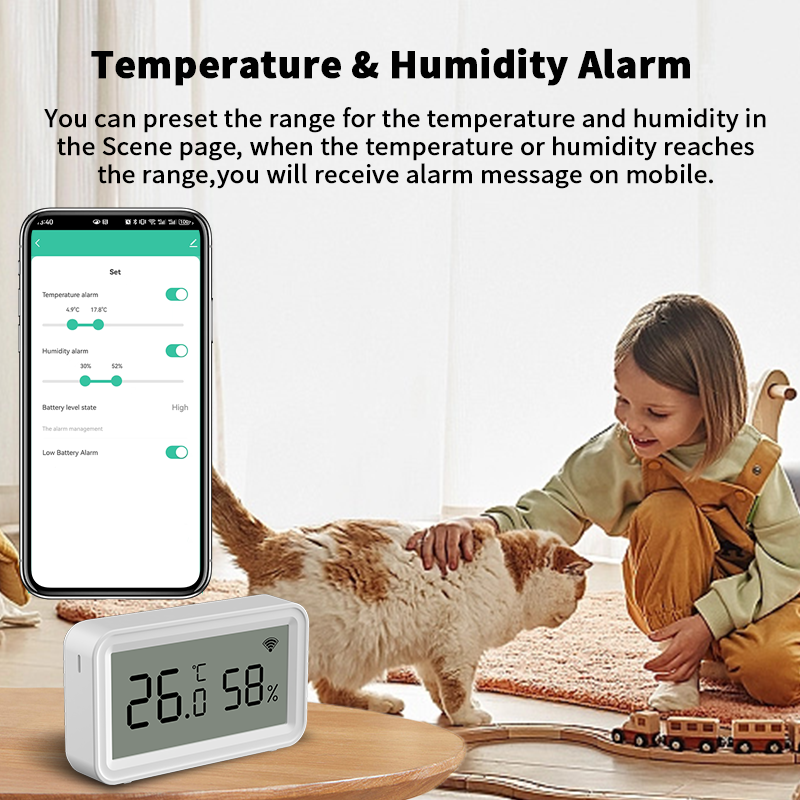 Tuya Zigbee WiFi Thermometer H - Temperature Humidity Sensor recension och pris