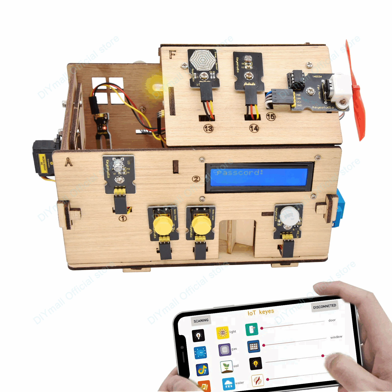 Keyestudio Smart IoT Home Kit  - Home Automation Diy Projects recension och pris