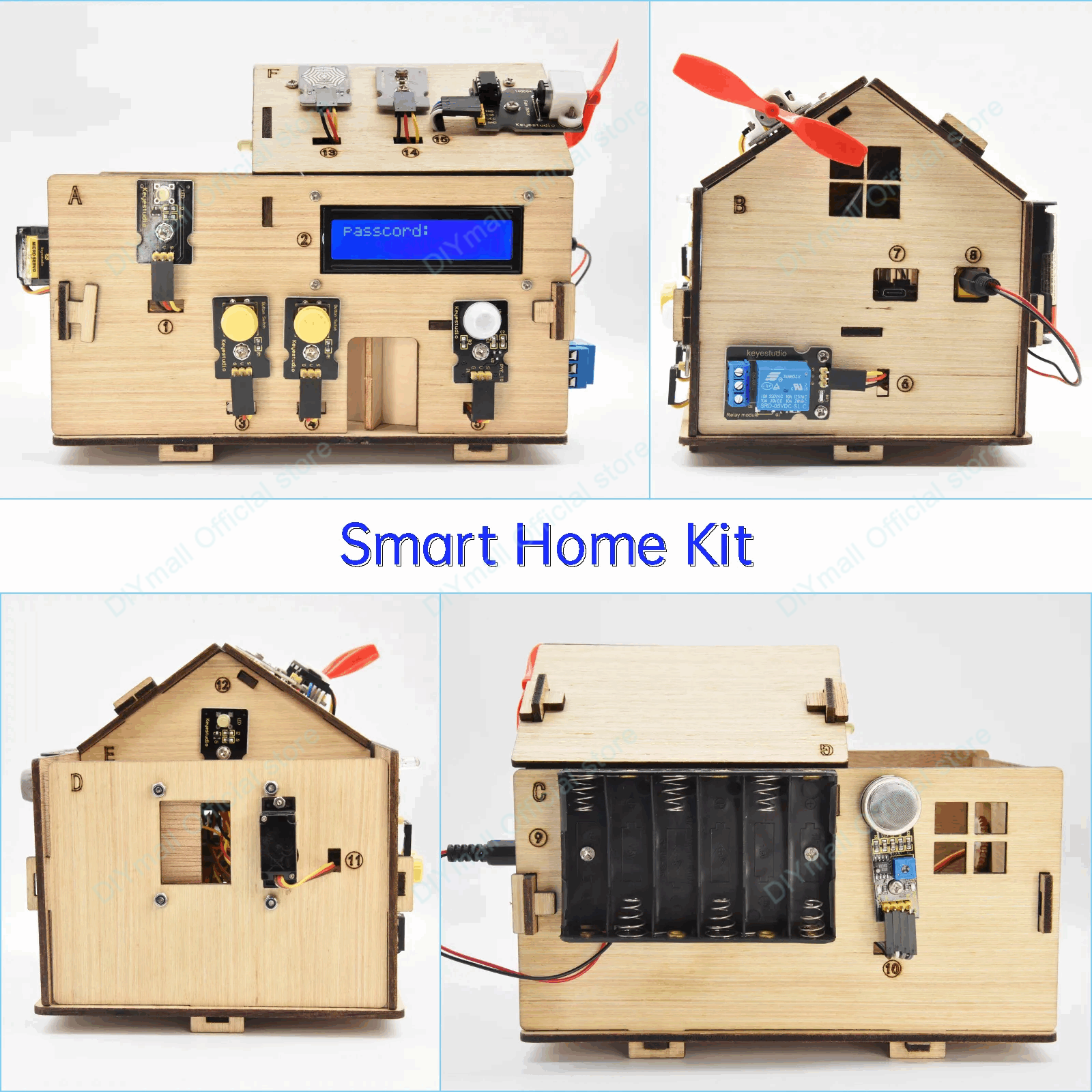 Keyestudio Smart IoT Home Kit  - Home Automation Diy Projects recension och pris