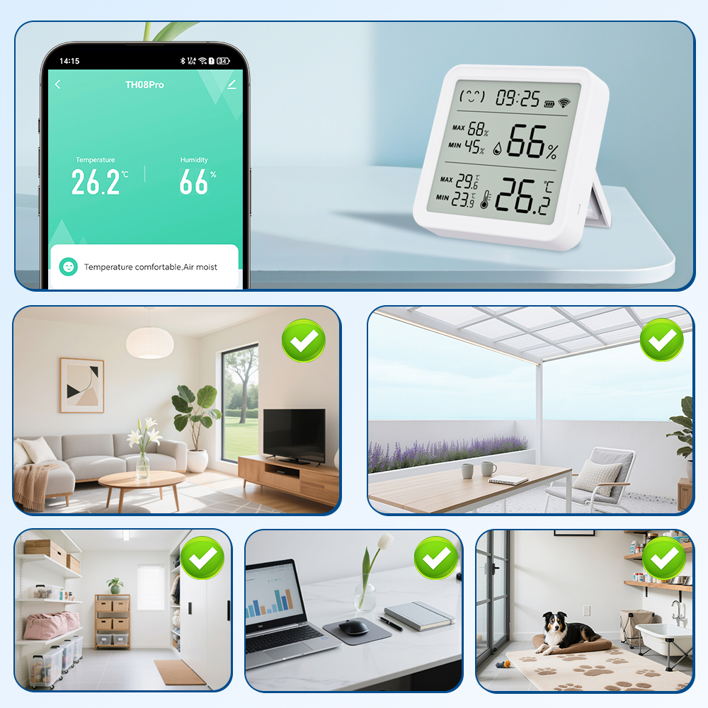 Tuya WiFi Thermometer hygromet - Temperature Humidity Sensor recension och pris
