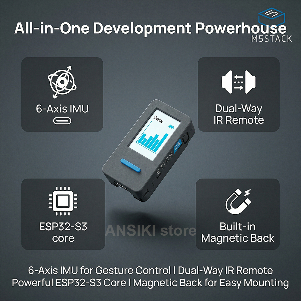 M5Stack M5StickS3 ESP32-S3 IoT - Smart Home Automation Diy recension och pris