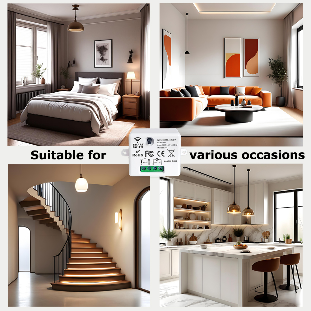 Tuya WiFi Smart Light Switch 4 - Home Automation Industry recension och pris