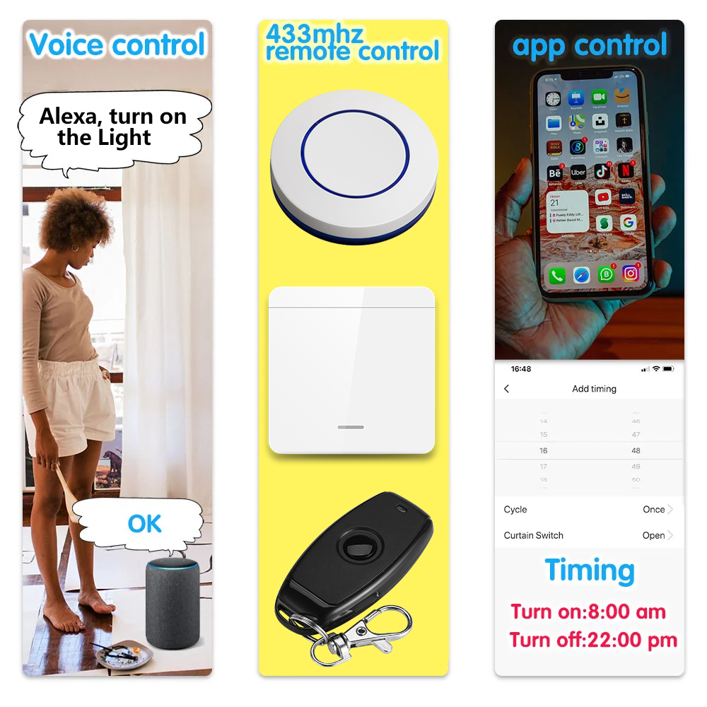 Tuya WiFi Smart Light Switch 4 - Home Automation Industry recension och pris
