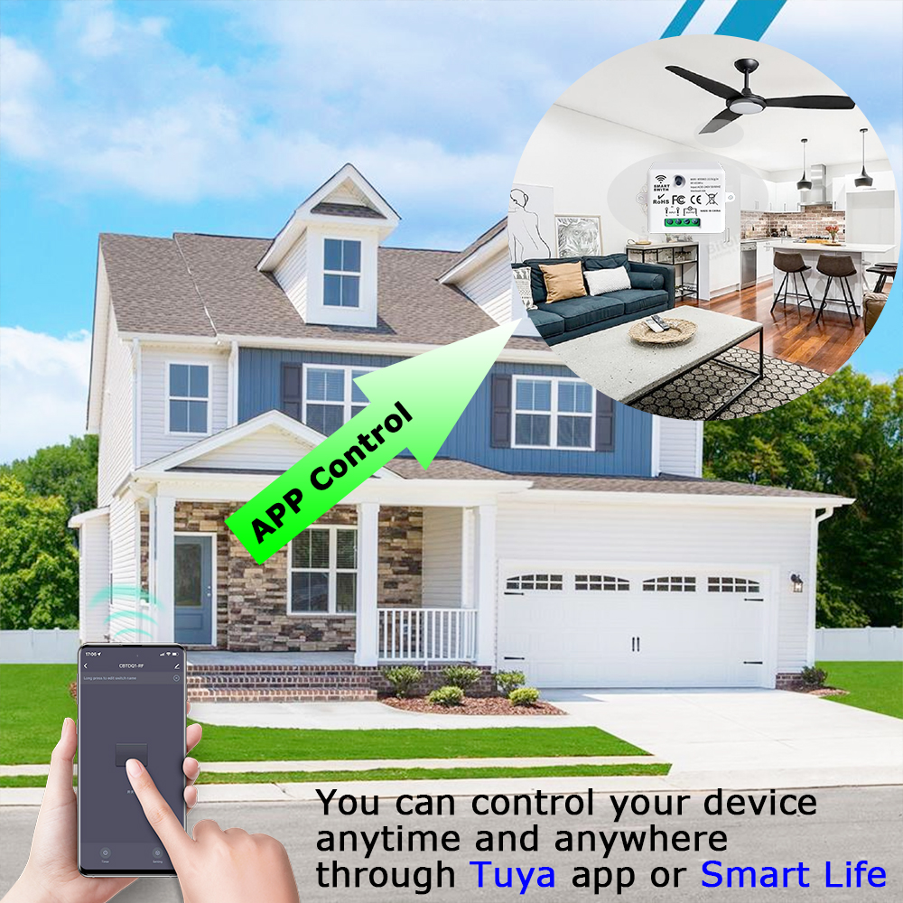 Tuya WiFi Smart Light Switch 4 - Home Automation Industry recension och pris