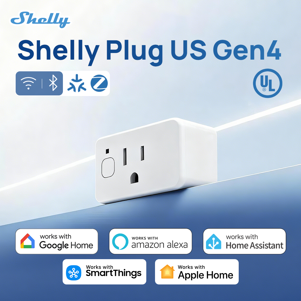 Shelly Plug US Gen4 Zigbee Cer - Shelly Relay Module recension och pris