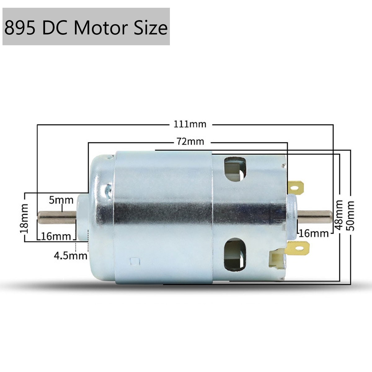 775 795 895 DC Motor 12V Dual  - Home Automation System Diy recension och pris