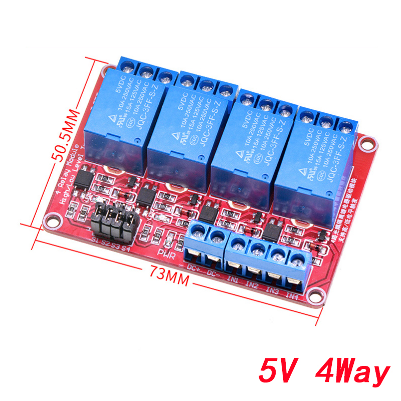1 2 4 6 8 Channel 5V 12V 24V R - Relay 8 Channel Board recension och pris