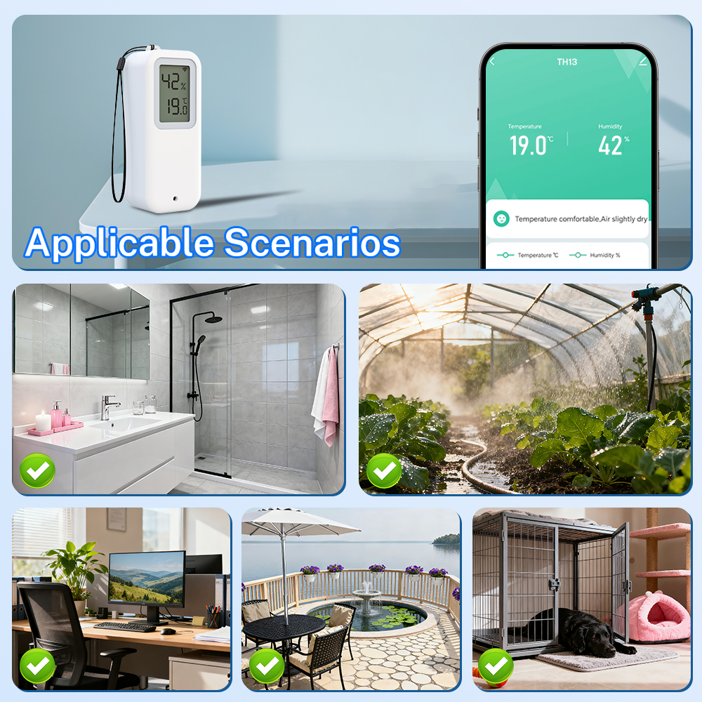 Tuya WiFi ZigBee Temperature a - Temperature Humidity Sensor recension och pris