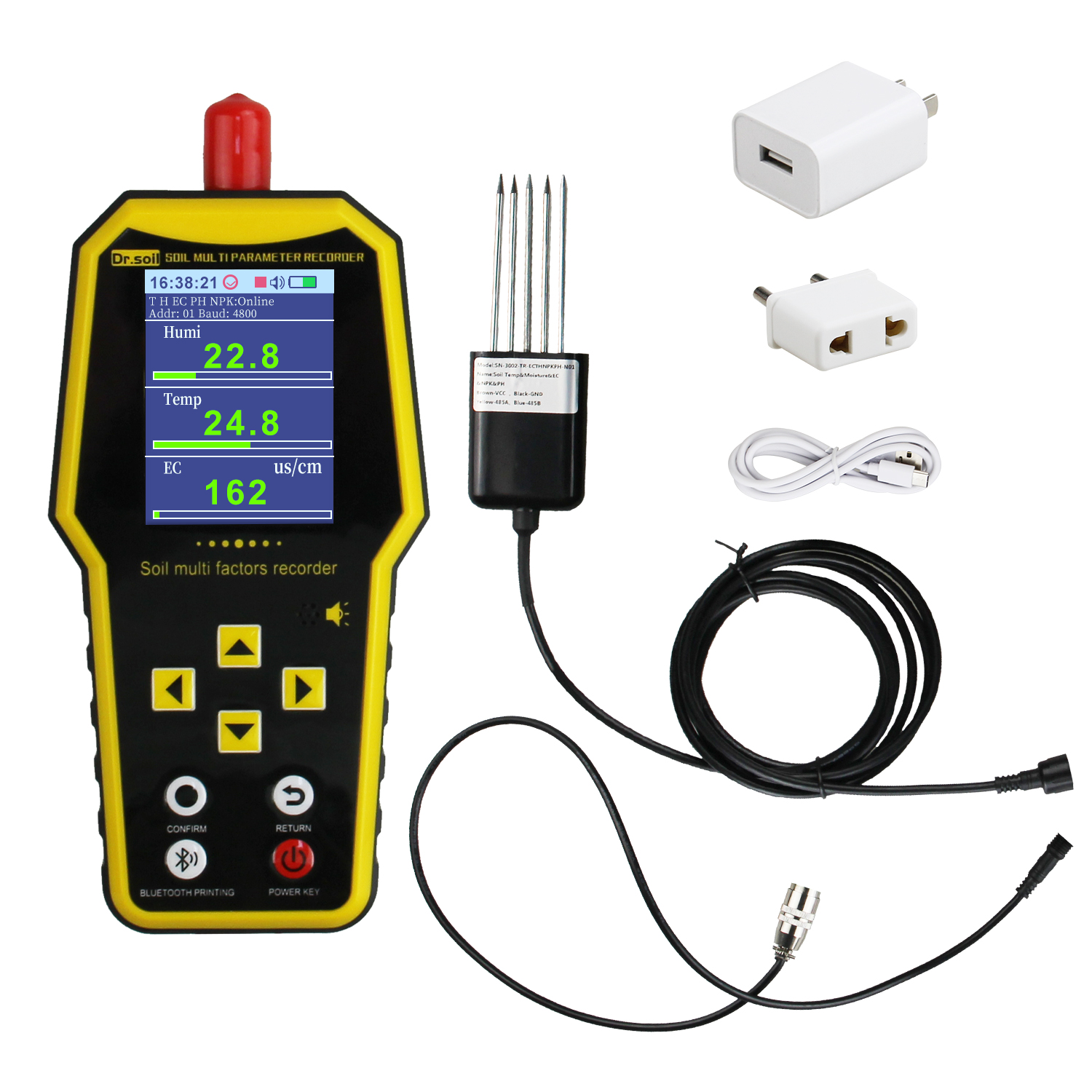 7 in 1 Portable Soil Moisture  - Temperature Humidity Sensor recension och pris