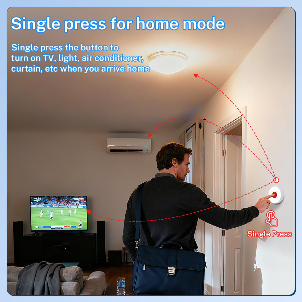 Tuya ZigBee Smart Button IP65  - Diy Automation recension och pris