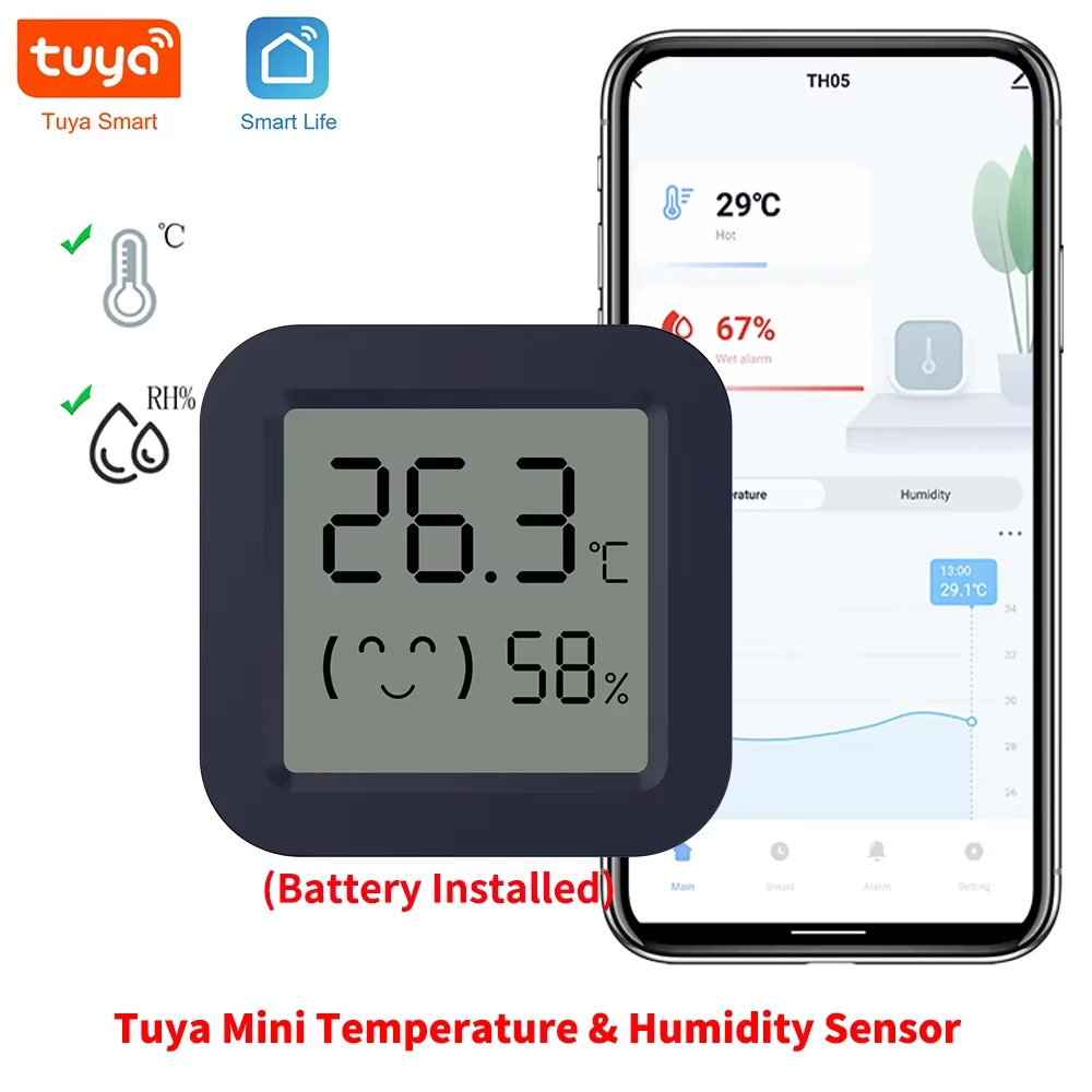 Mini Smart Thermometer Hygrome - Temperature Humidity Sensor recension och pris