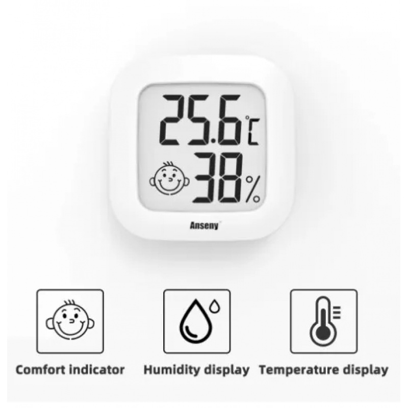 LCD Digital Thermometer Hygrom - Home Automation Industry recension och pris