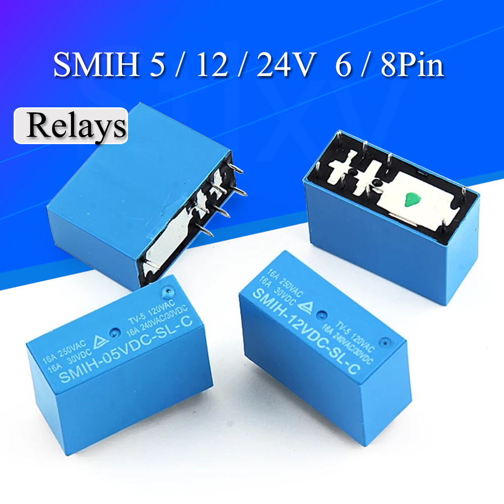 2-20PCS 5v 12v 24v SMIH-05VDC- - Shelly Relay Module recension och pris