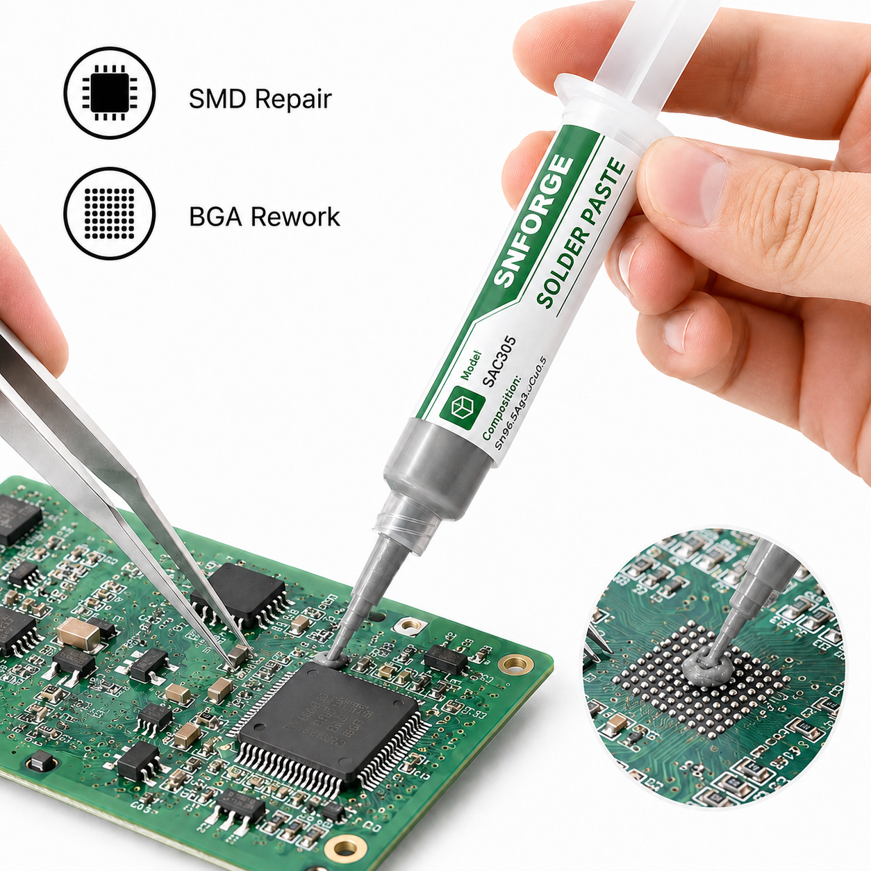 SAC305 Solder Paste Welding Ti - Home Automation System Diy recension och pris
