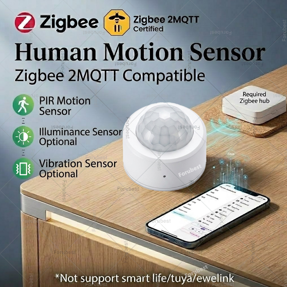 Zigbee 3.0 PIR Motion Sensor H - Smart Home Automation Diy recension och pris