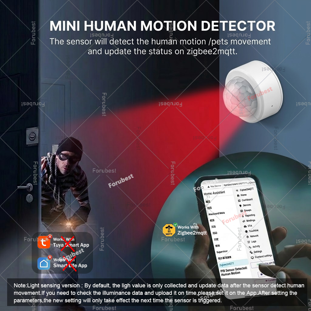 Zigbee 3.0 PIR Motion Sensor H - Smart Home Automation Diy recension och pris