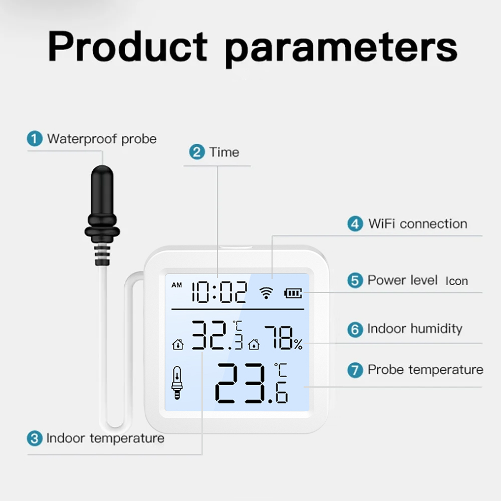 WiFi Humidity Temperature Sens - Temperature Humidity Sensor recension och pris